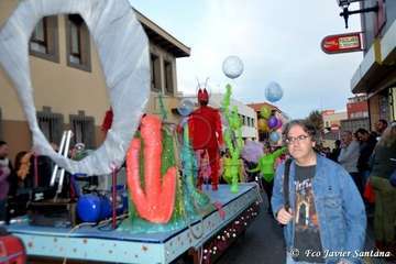 La Cabalgata Real recorre la zona comercial de Los Llanos de Telde (Foto Antonio Alí y Francisco Javier Santana)